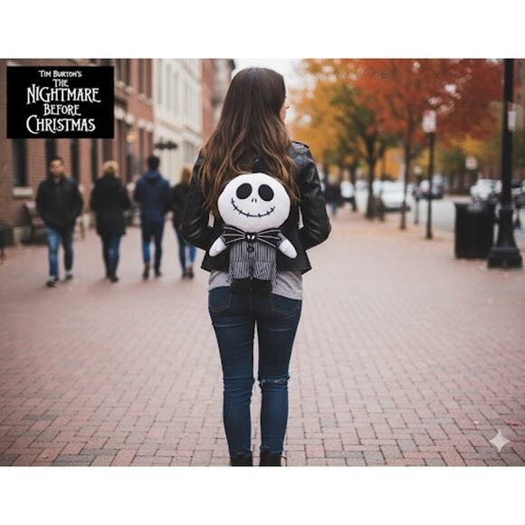 NWT Nightmare Before Christmas Jack Skellington Backpack - Picture 1 of 3